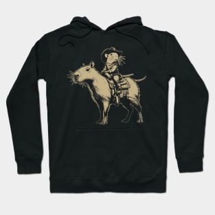 Rat Elegance Elevate Your Style with Full Rat Silhouettes Hoodie